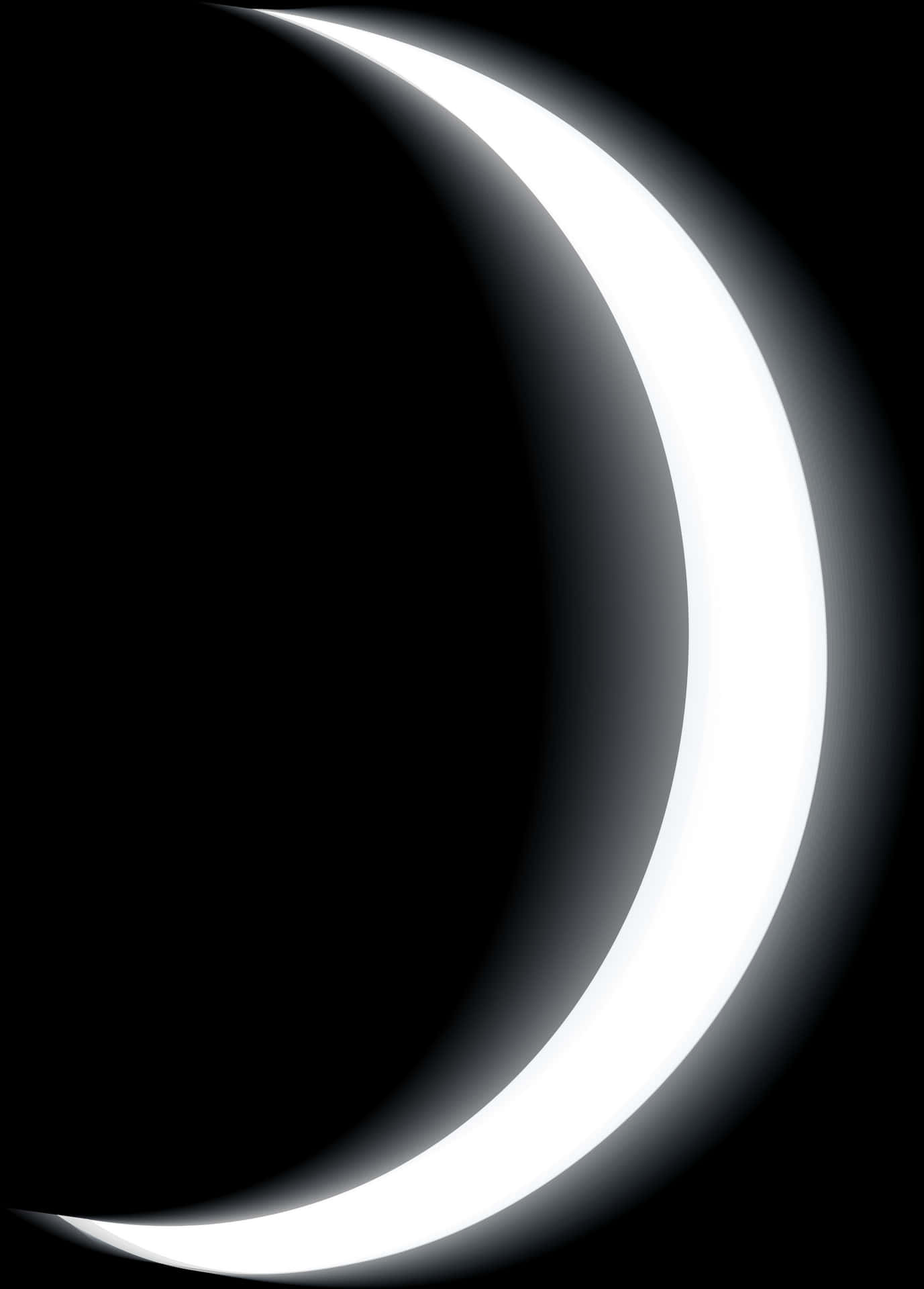 Crescent Moon Illumination PNG