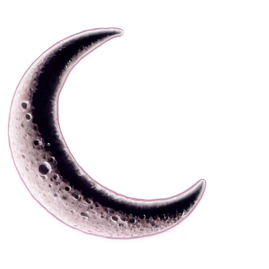 Crescent Moon On Velvet Sky Png Ebw62 PNG
