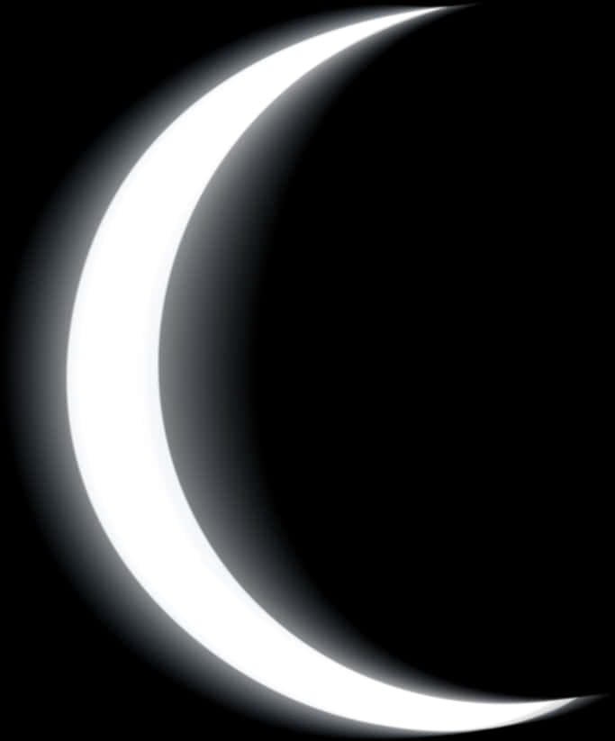 Crescent Moon Phase PNG