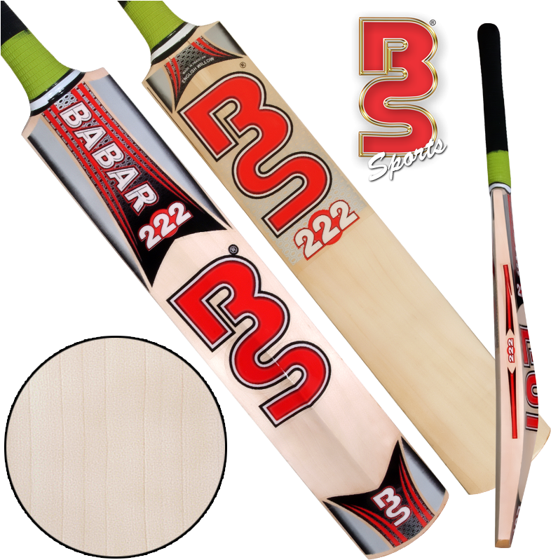 Cricket Bat Branded Design PNG