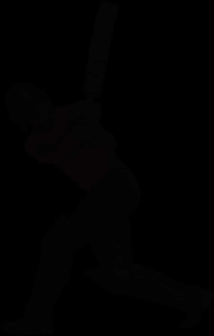 Cricket Batsman Silhouette.jpg PNG