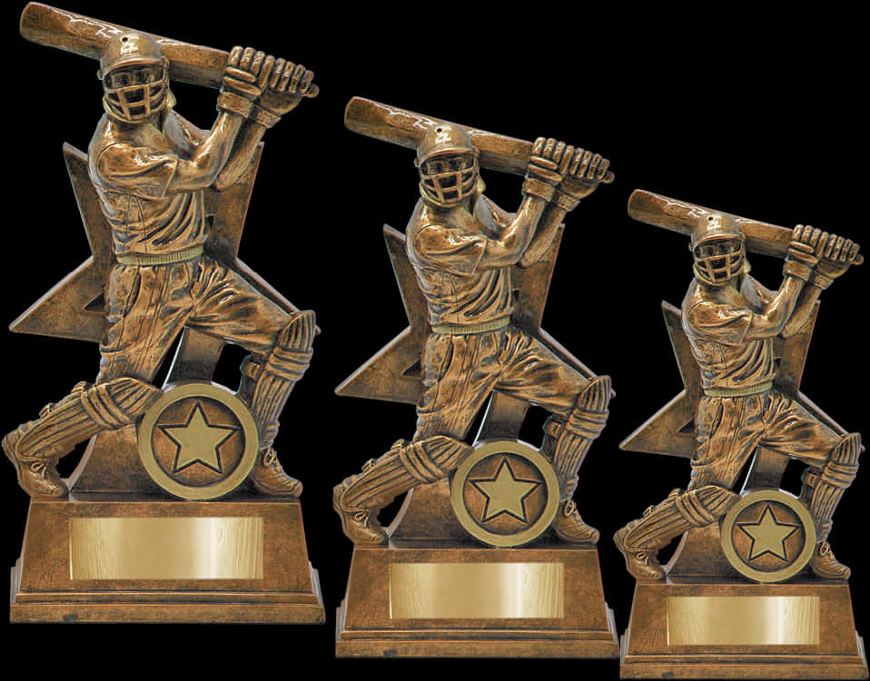 Cricket Batsman Trophy Awards PNG