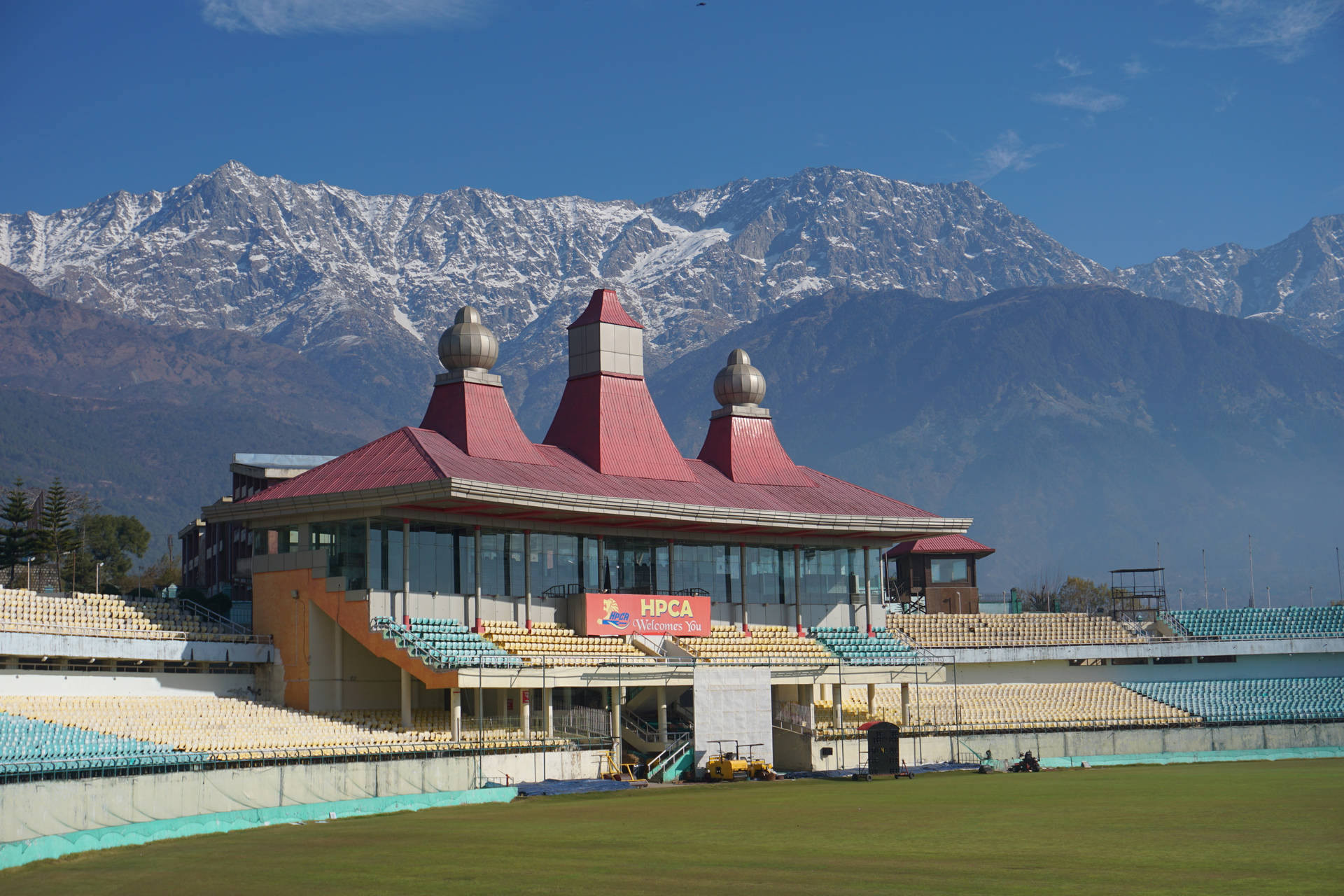 Cricket Stadium In Dharamdhala India