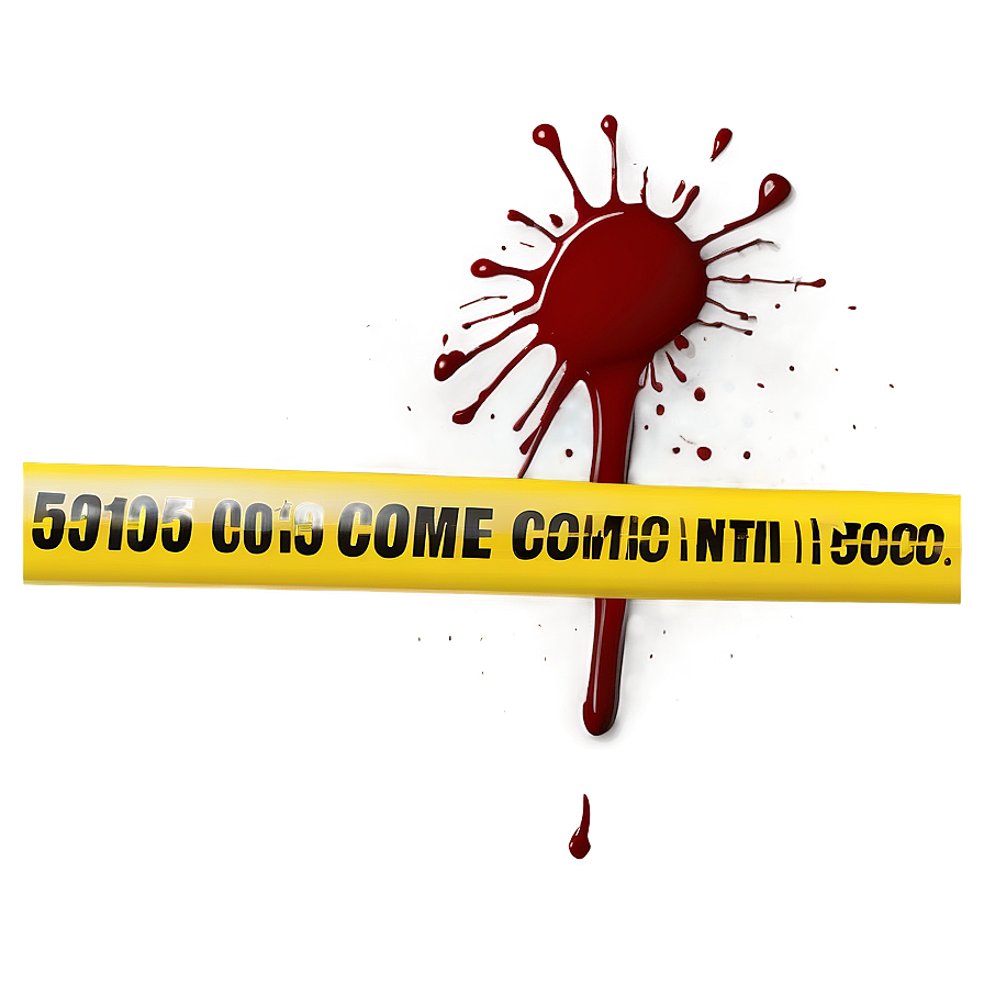 Crime Scene Blood Splatter Illustration Png 76 PNG