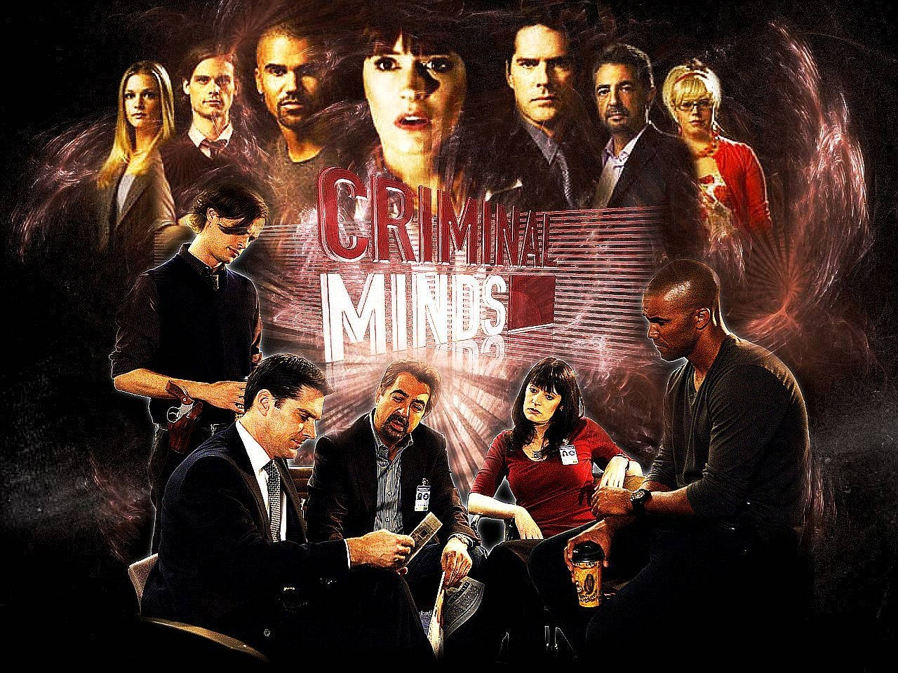 Criminalminds Es Una Serie De Drama Criminal Estadounidense. Fondo de pantalla
