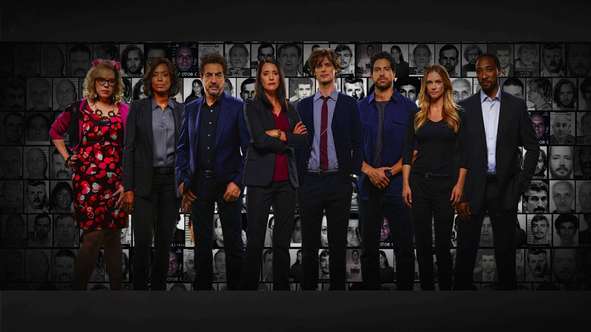 The ensemble cast of Criminal Minds Season 14 in action. Wallpaper