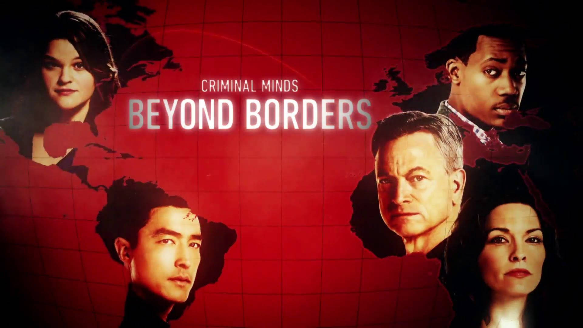 Criminal Minds spin-off Beyond Borders er et stykke realistisk tegnefilmsinspireret vægdekoration. Wallpaper