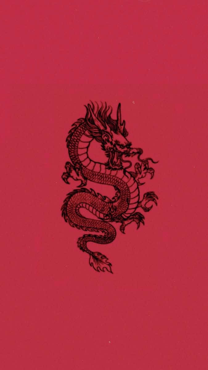 Crimson Dragon Artwork Wallpaper