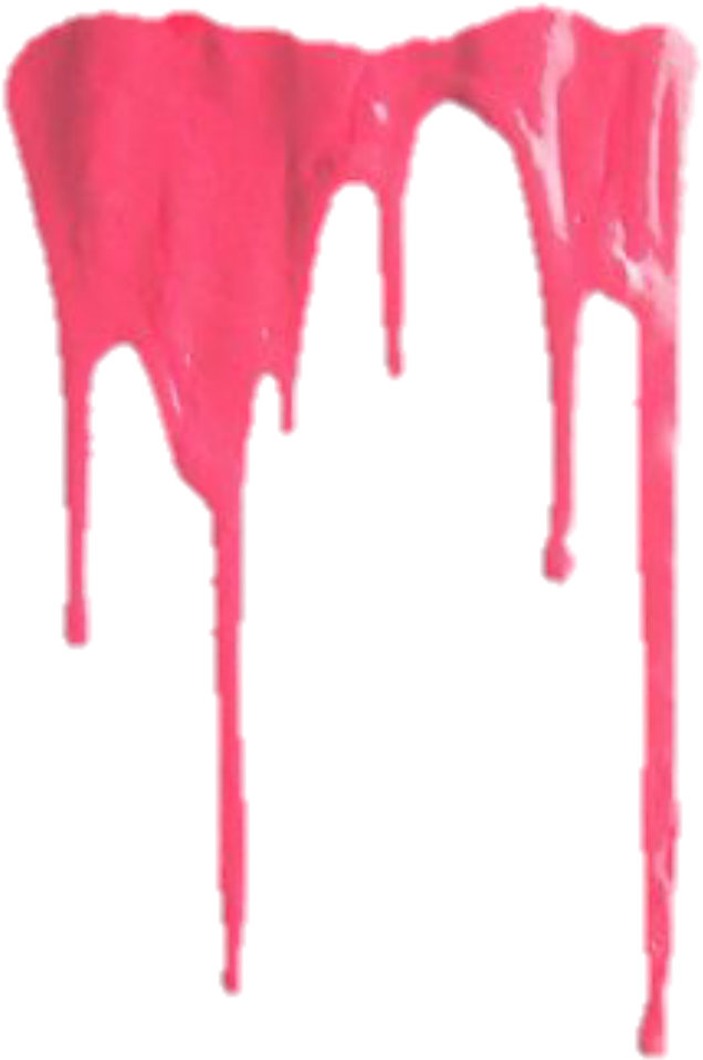 Crimson Paint Drip Texture PNG