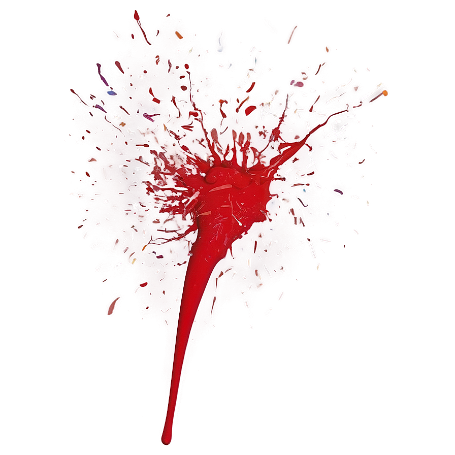 Crimson Splatter Splash Png 06132024 PNG