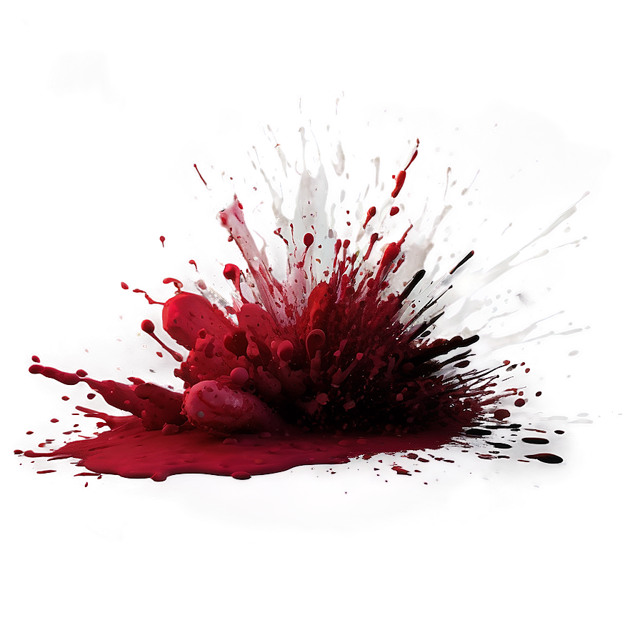 Crimson Splatter Splash Png Hph28 PNG