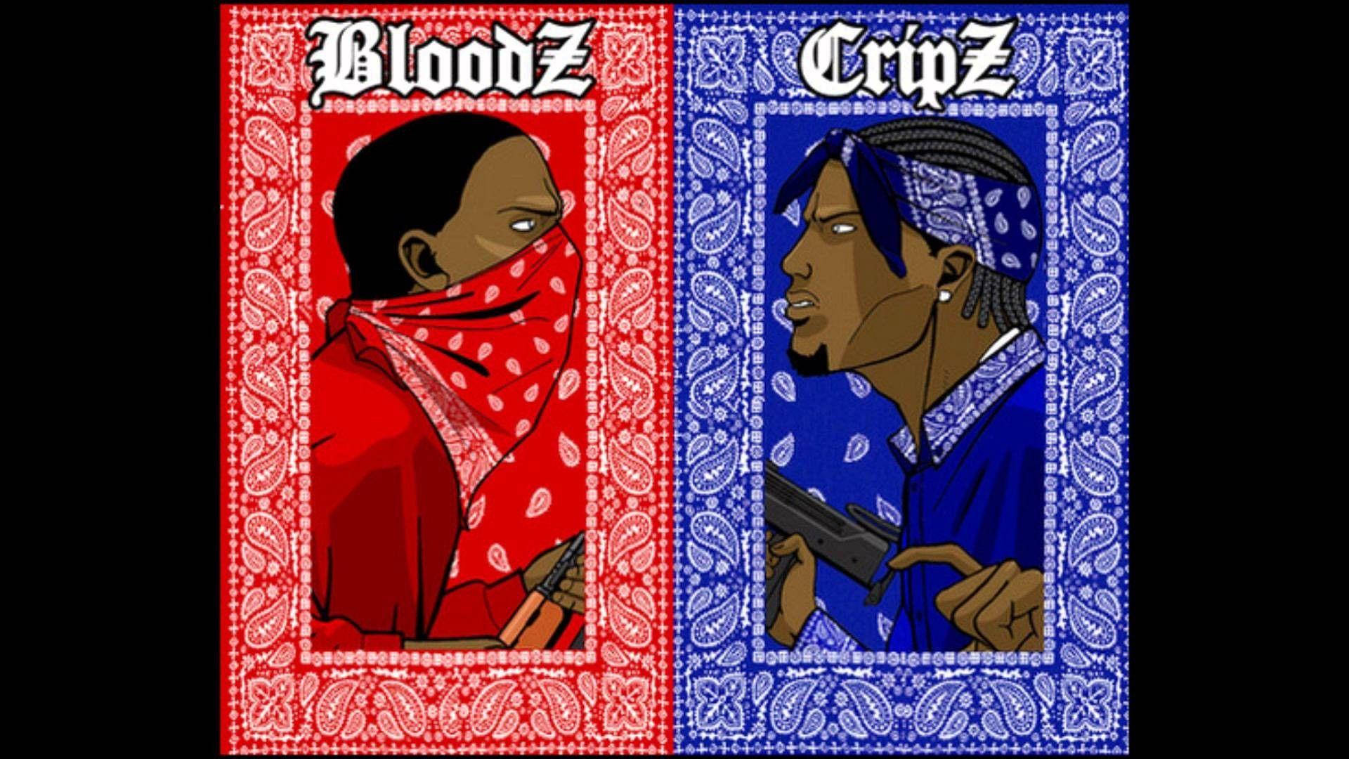 Crip And Bloodz Rival Gang Wallpaper