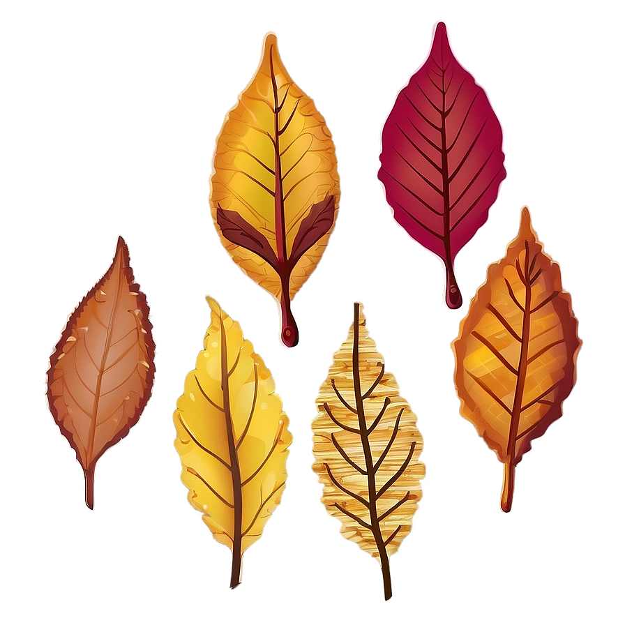 Crisp Fall Leaves Png Krl38 PNG