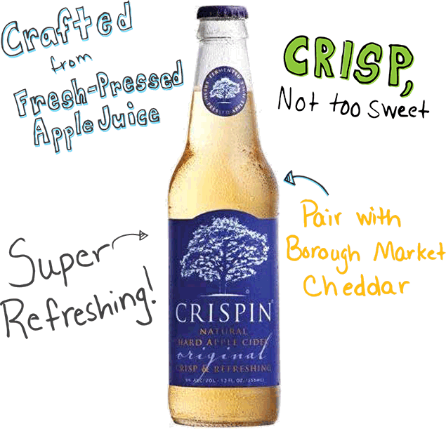 Crispin Natural Hard Apple Cider Advert PNG