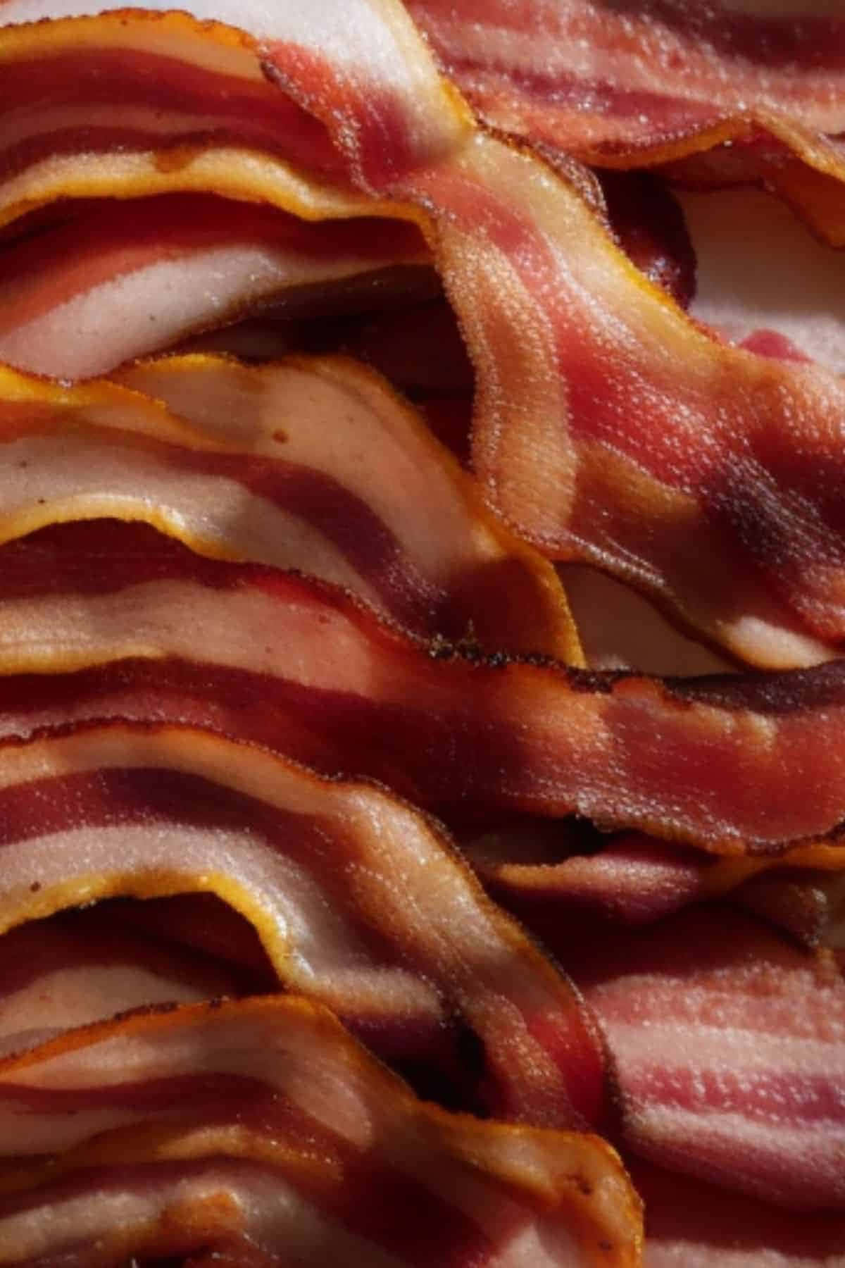 Gros Plan De Bacon Croustillant Fond d'écran