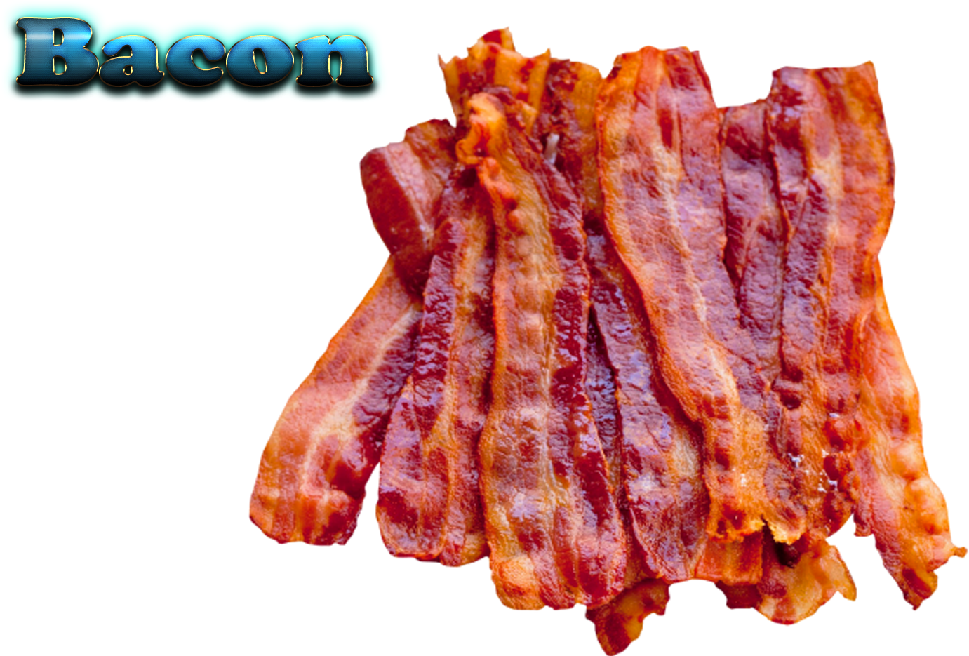 Crispy Bacon Strips PNG