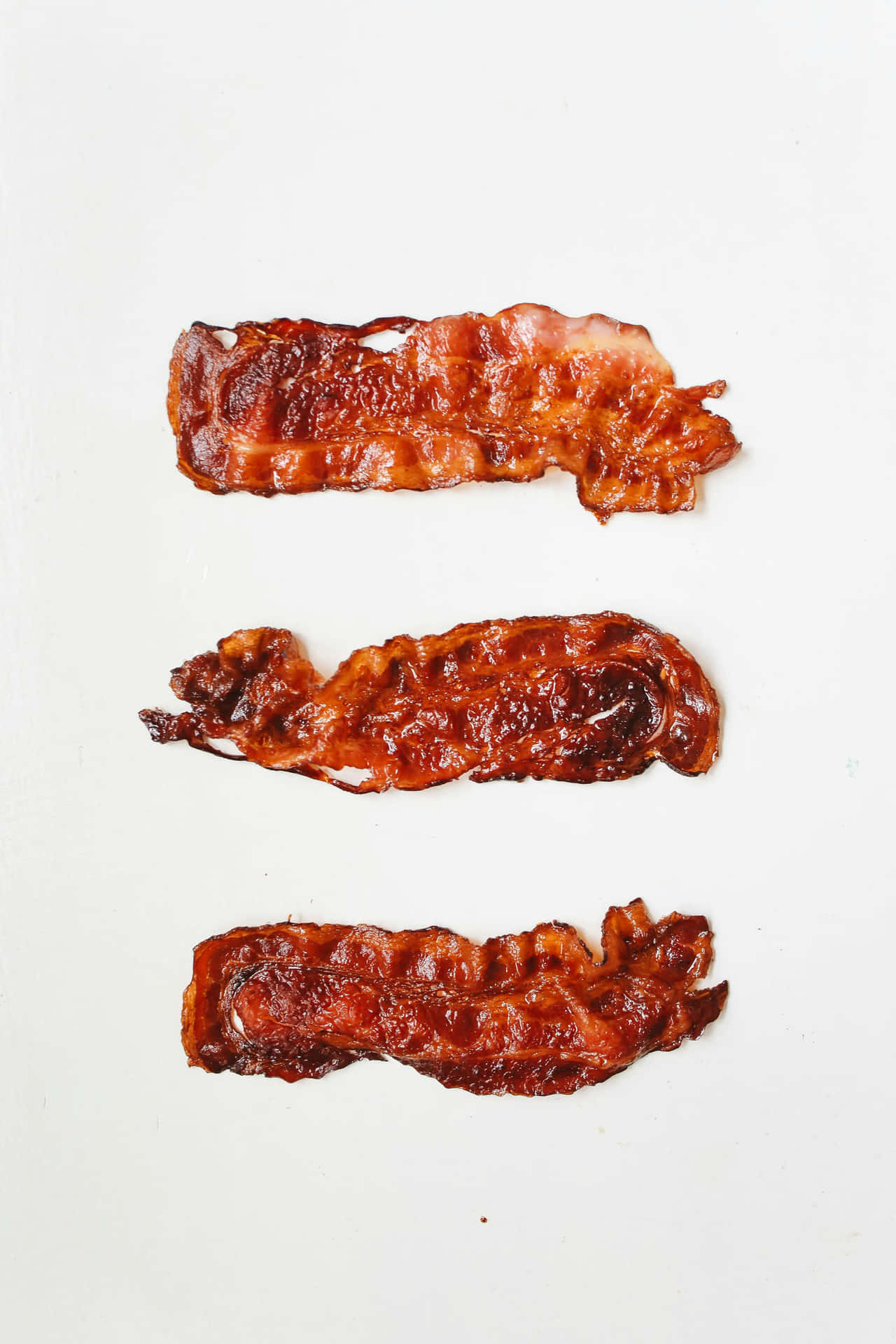 Knapperige Bacon Strips Achtergrond