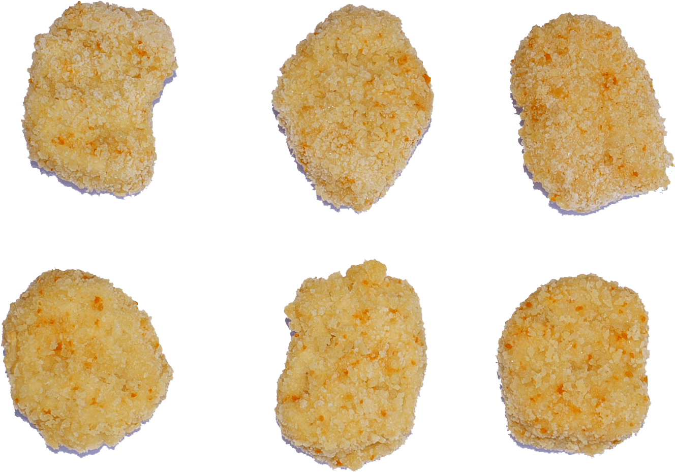 Crispy Chicken Nuggets Isolated PNG