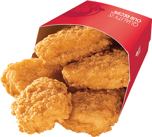 Crispy Chicken Nuggetsin Box PNG