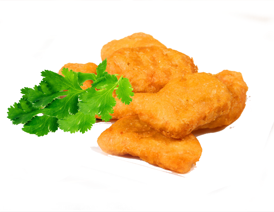 Crispy Chicken Nuggetswith Parsley PNG