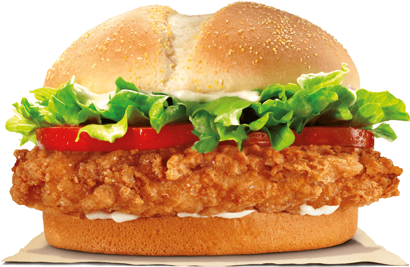 Download Crispy Chicken Sandwich Burger King | Wallpapers.com