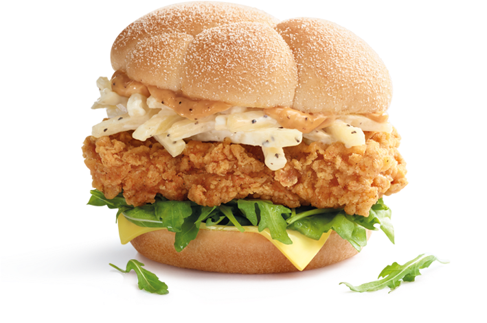 Crispy Chicken Sandwich Mc Donalds PNG