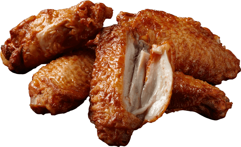 Crispy Chicken Wings Transparent Background.png PNG