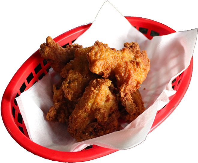 Crispy Fried Chicken Basket PNG