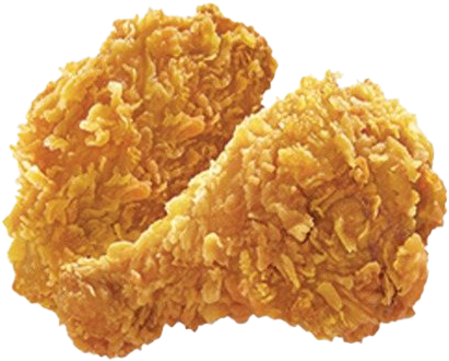 Crispy Fried Chicken Pieces PNG