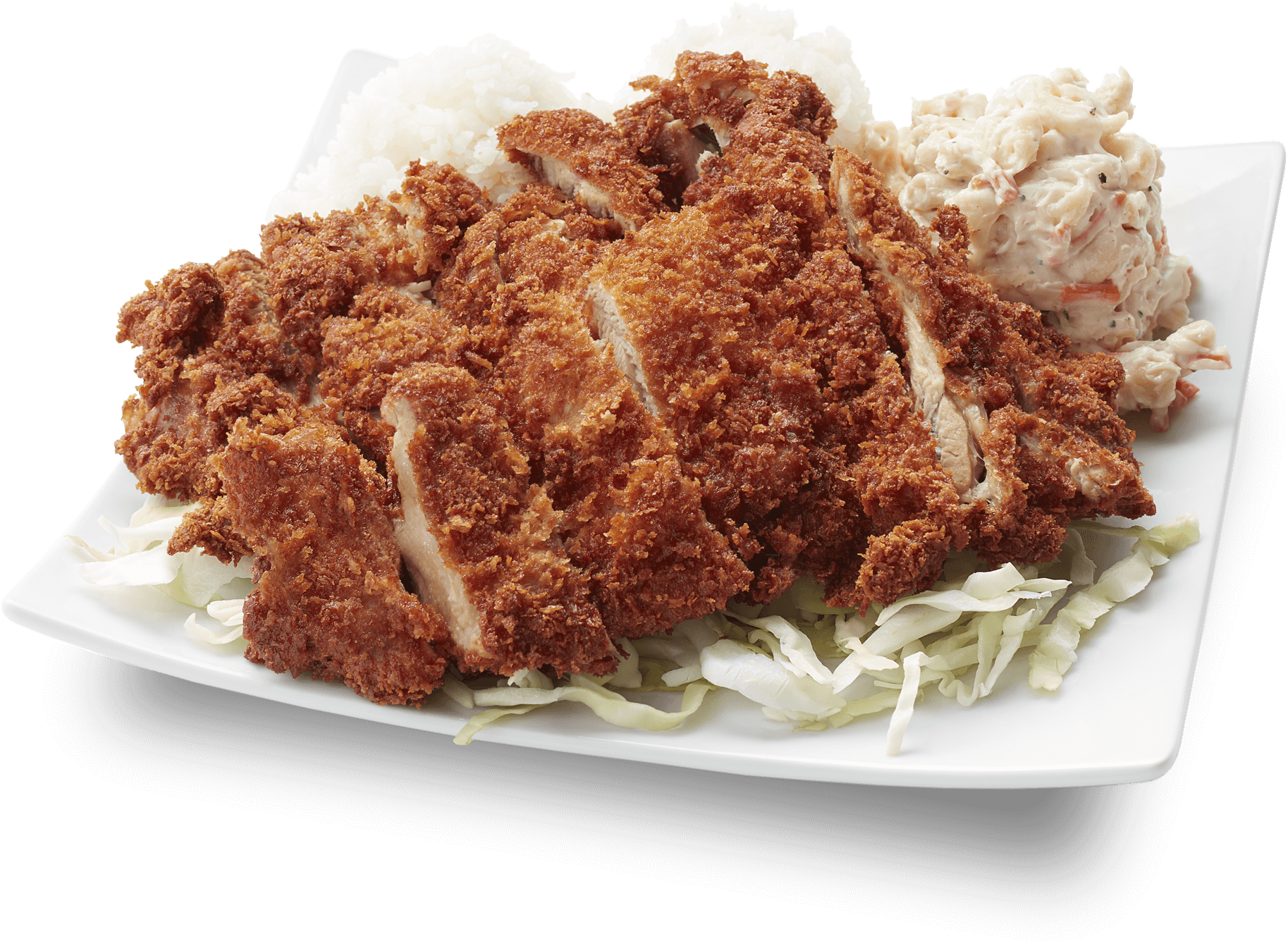 Crispy Fried Chicken Plate PNG