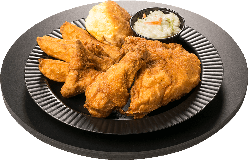 Crispy Fried Chicken Platter PNG