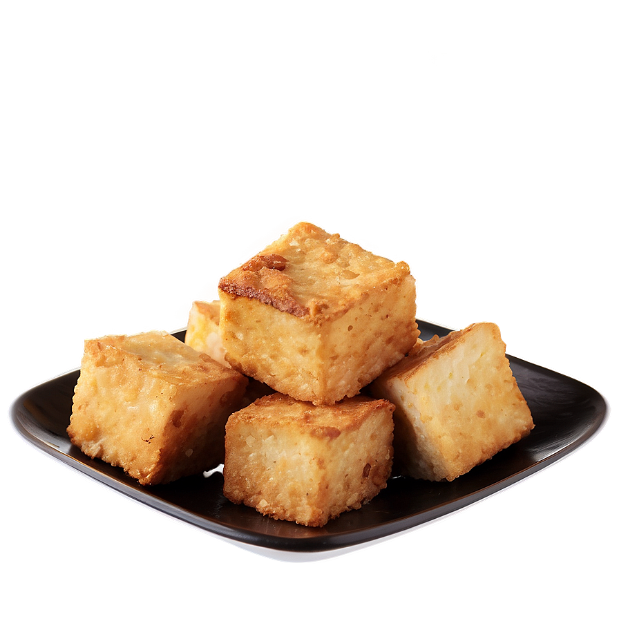 Crispy Fried Tofu Png Biu PNG