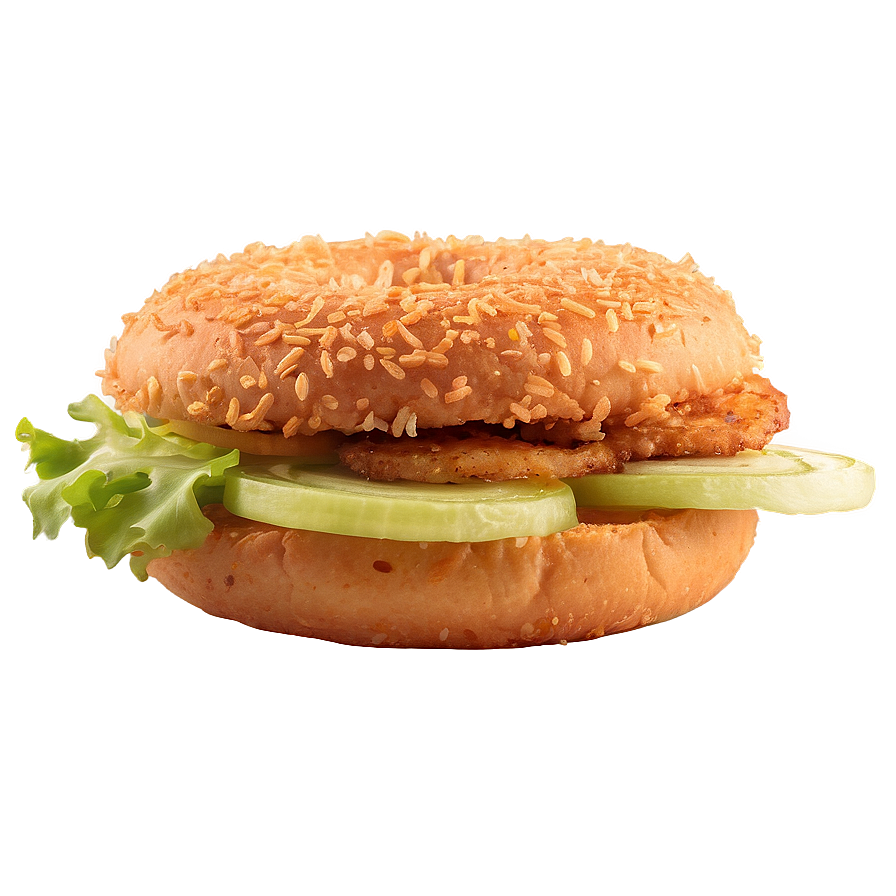 Crispy Onion Ring Burger Png 06242024 PNG