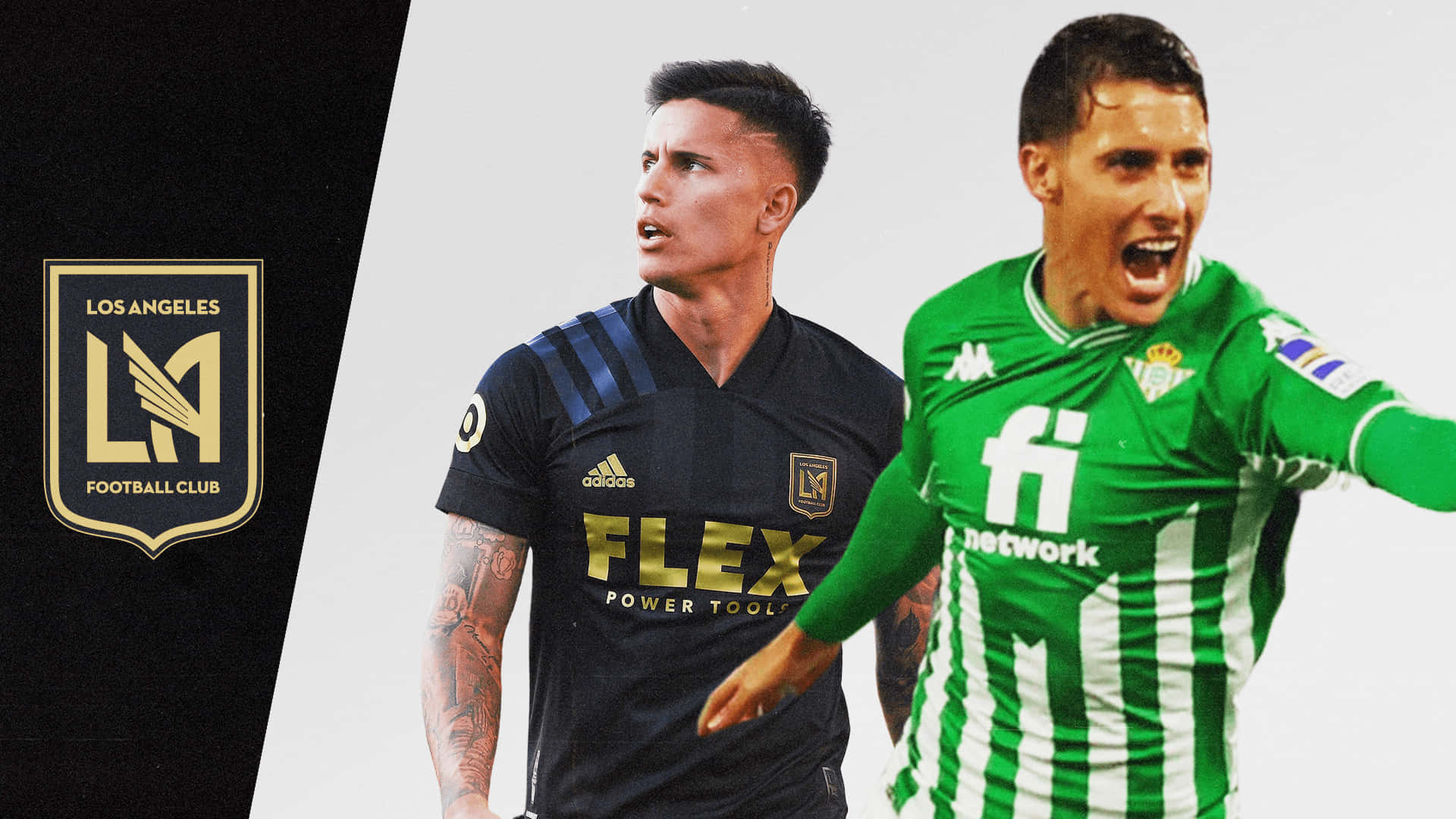 Cristian Tello In Betis And Los Angeles FC Jersey Wallpaper