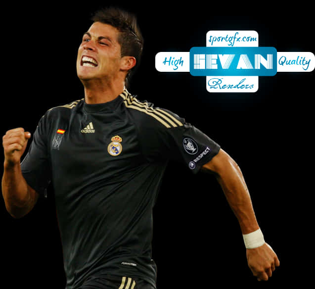 Cristiano Ronaldo Celebration Real Madrid PNG