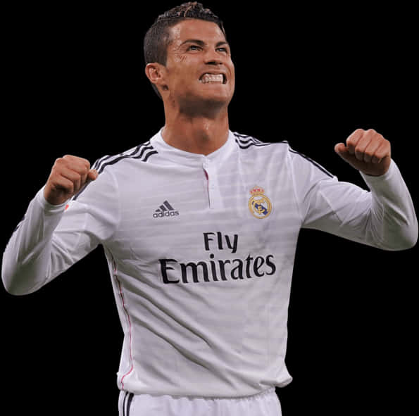 Cristiano Ronaldo Celebration Real Madrid PNG