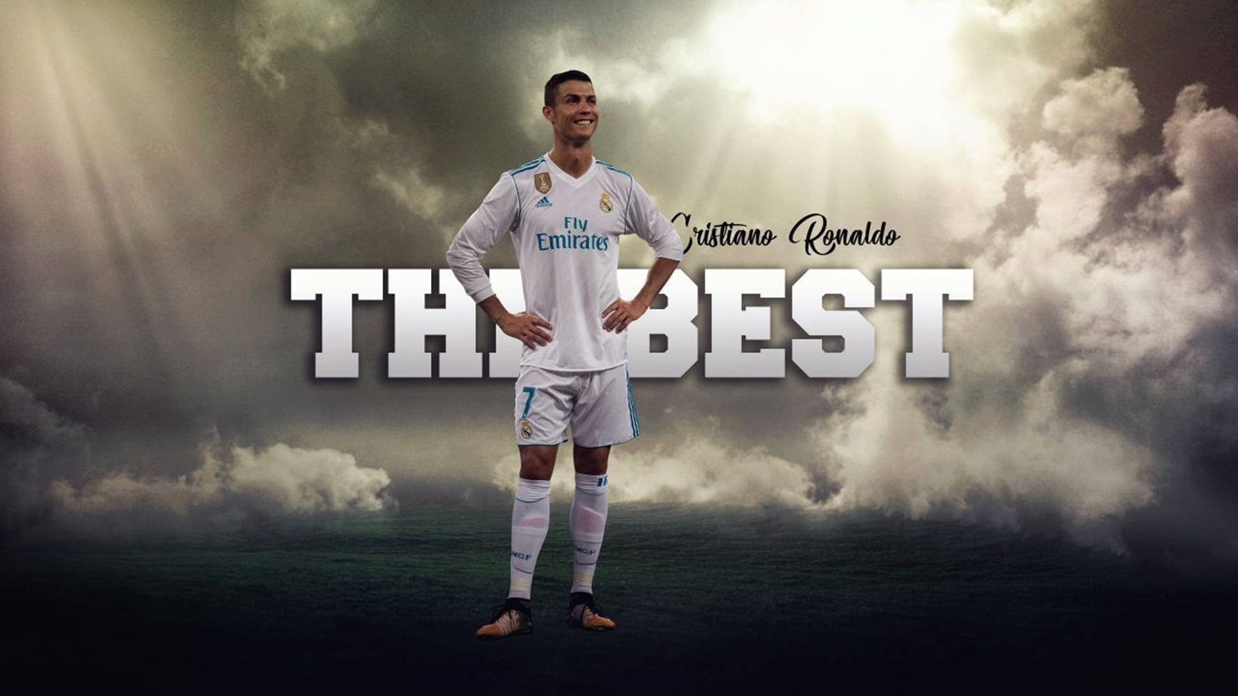 Cristiano Ronaldo Raffreddare La Migliore Arte Grafica Sfondo