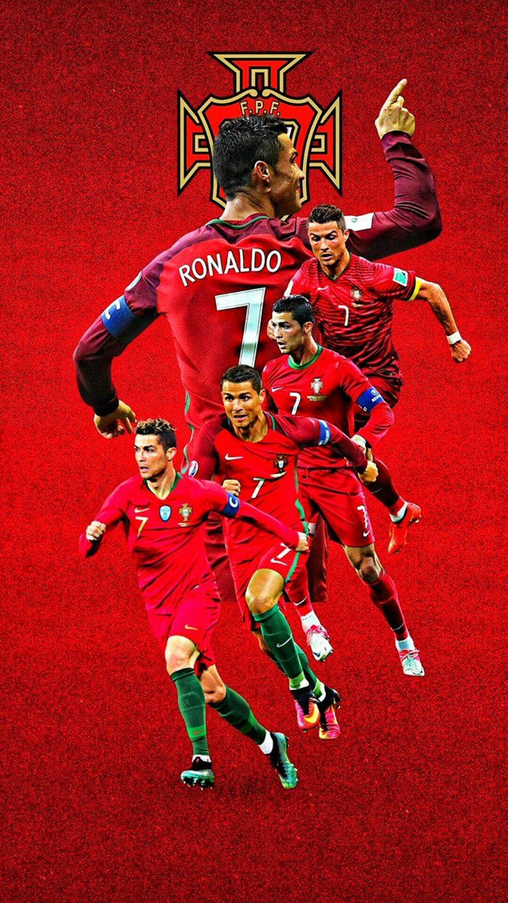 Download Cristiano Ronaldo Cool Player Stance Graphic Art Wallpaper |  