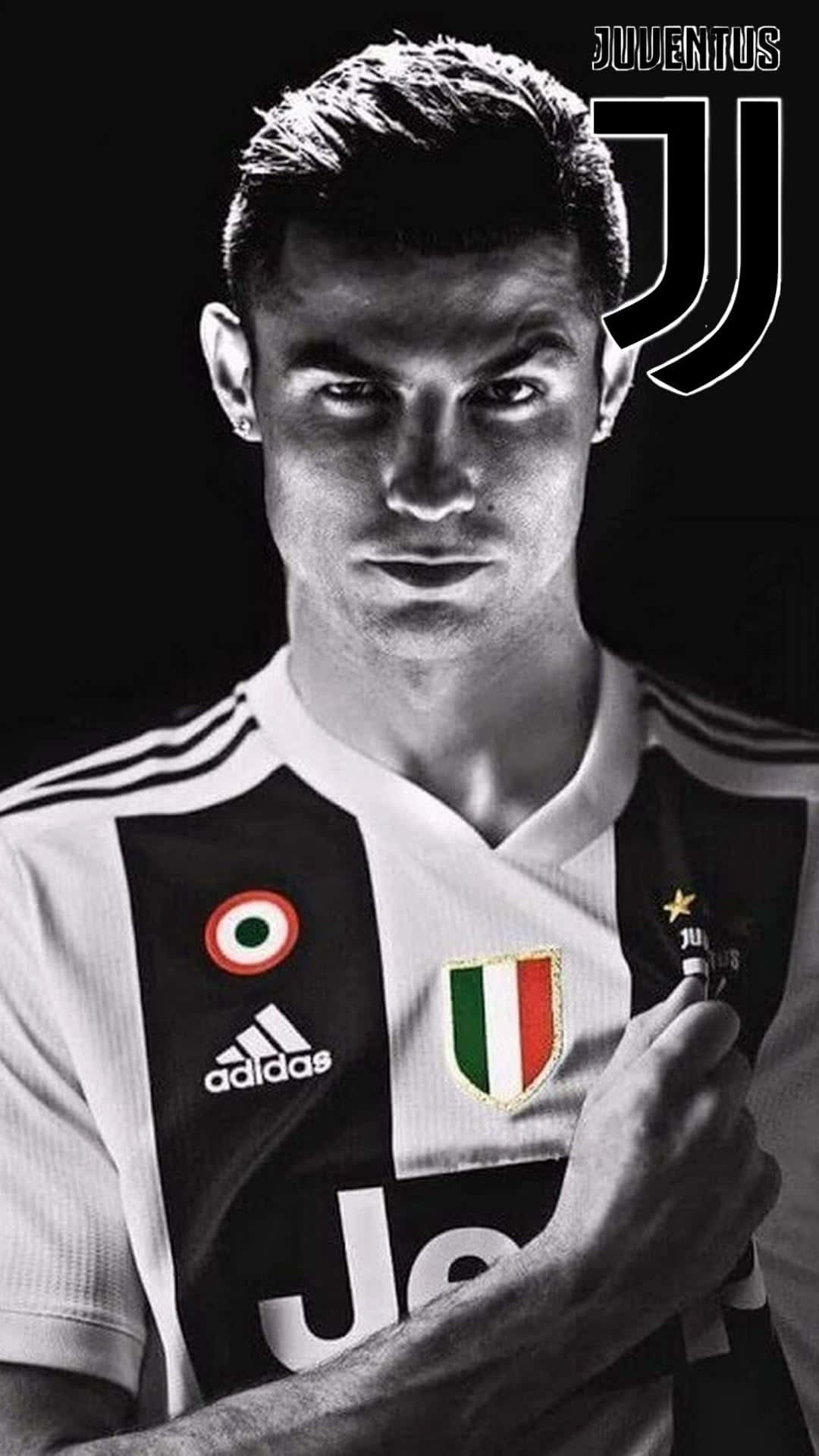 Cristiano Ronaldo Juventus Portrait Wallpaper