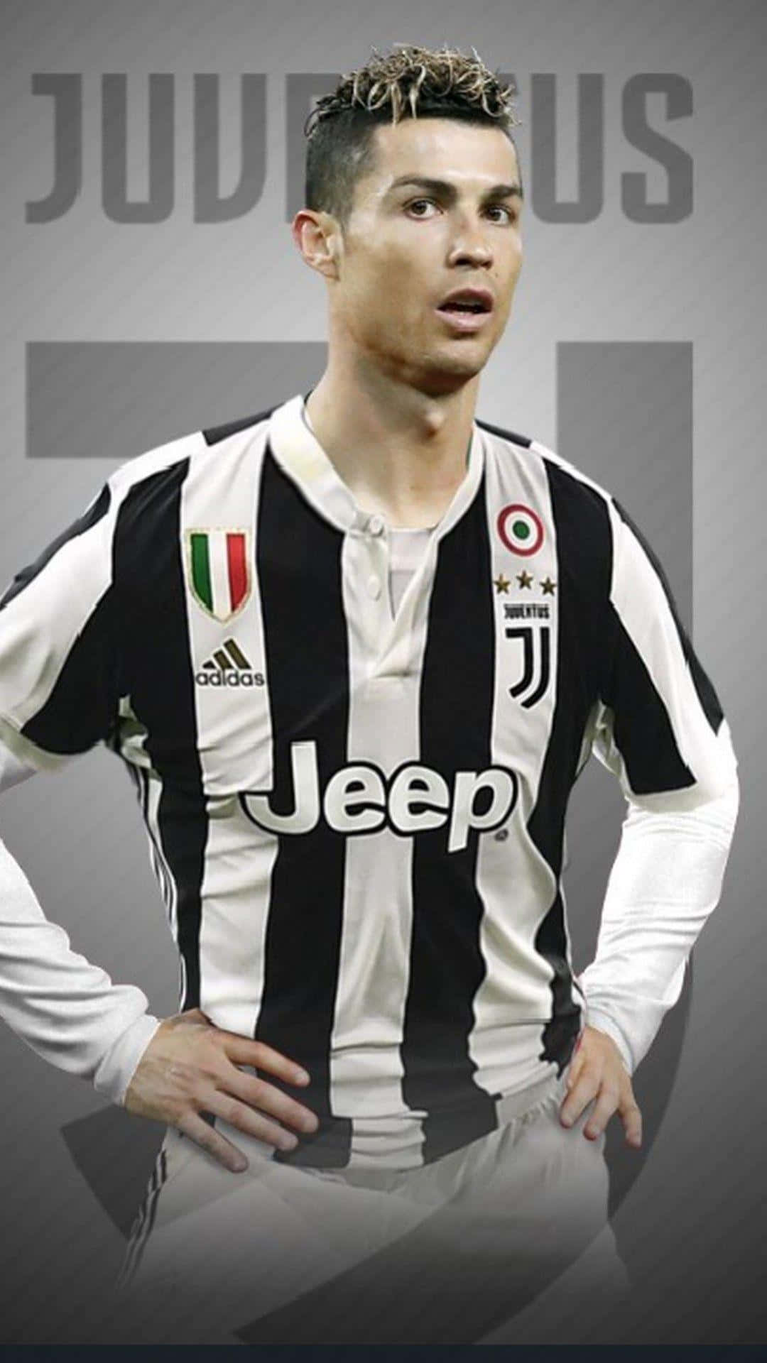 Cristiano Ronaldo Juventus Portrait Wallpaper