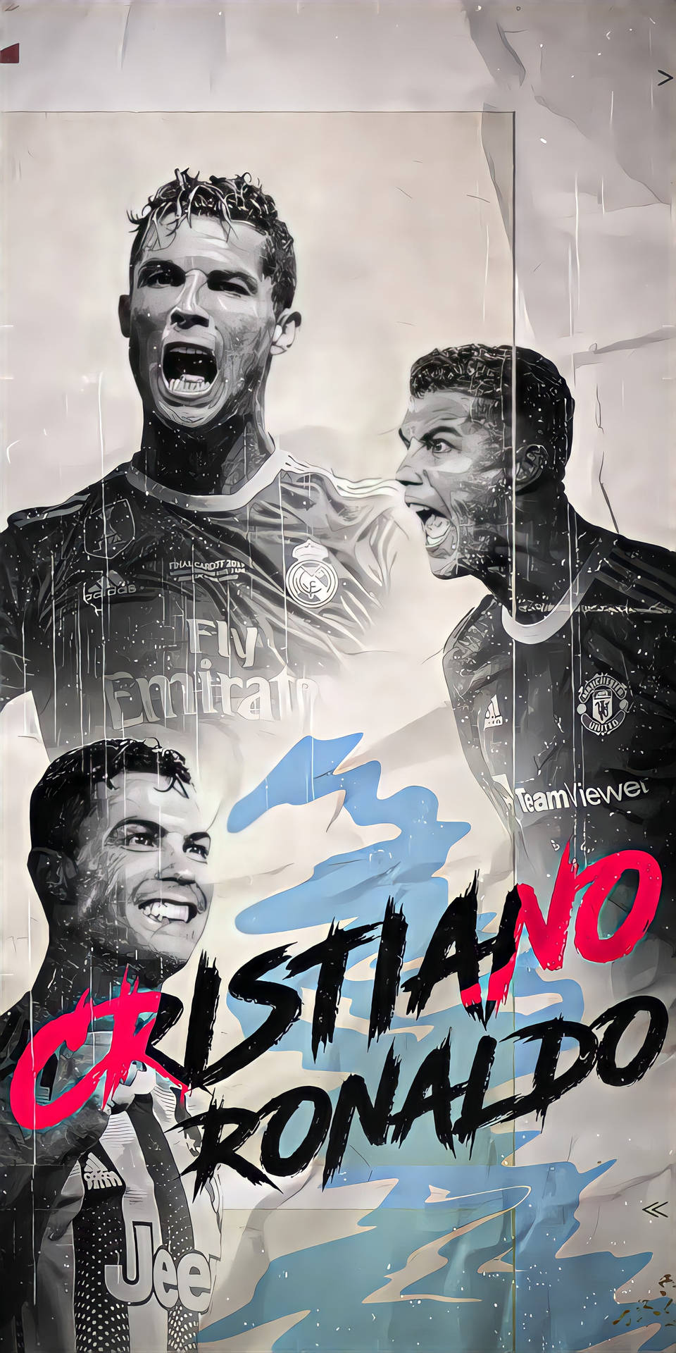 Cristiano Ronaldo Manchester United Artwork