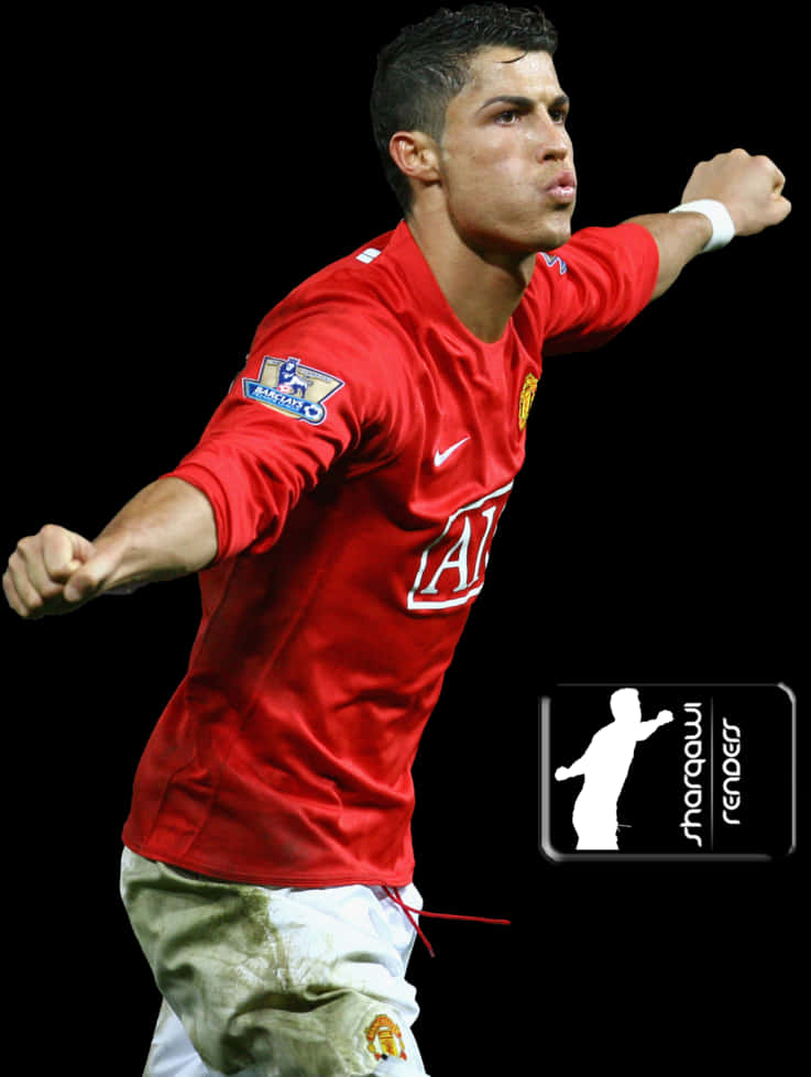 Cristiano Ronaldo Manchester United Celebration PNG