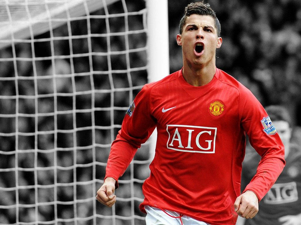 Cristiano Ronaldo Manchester United Color Splash