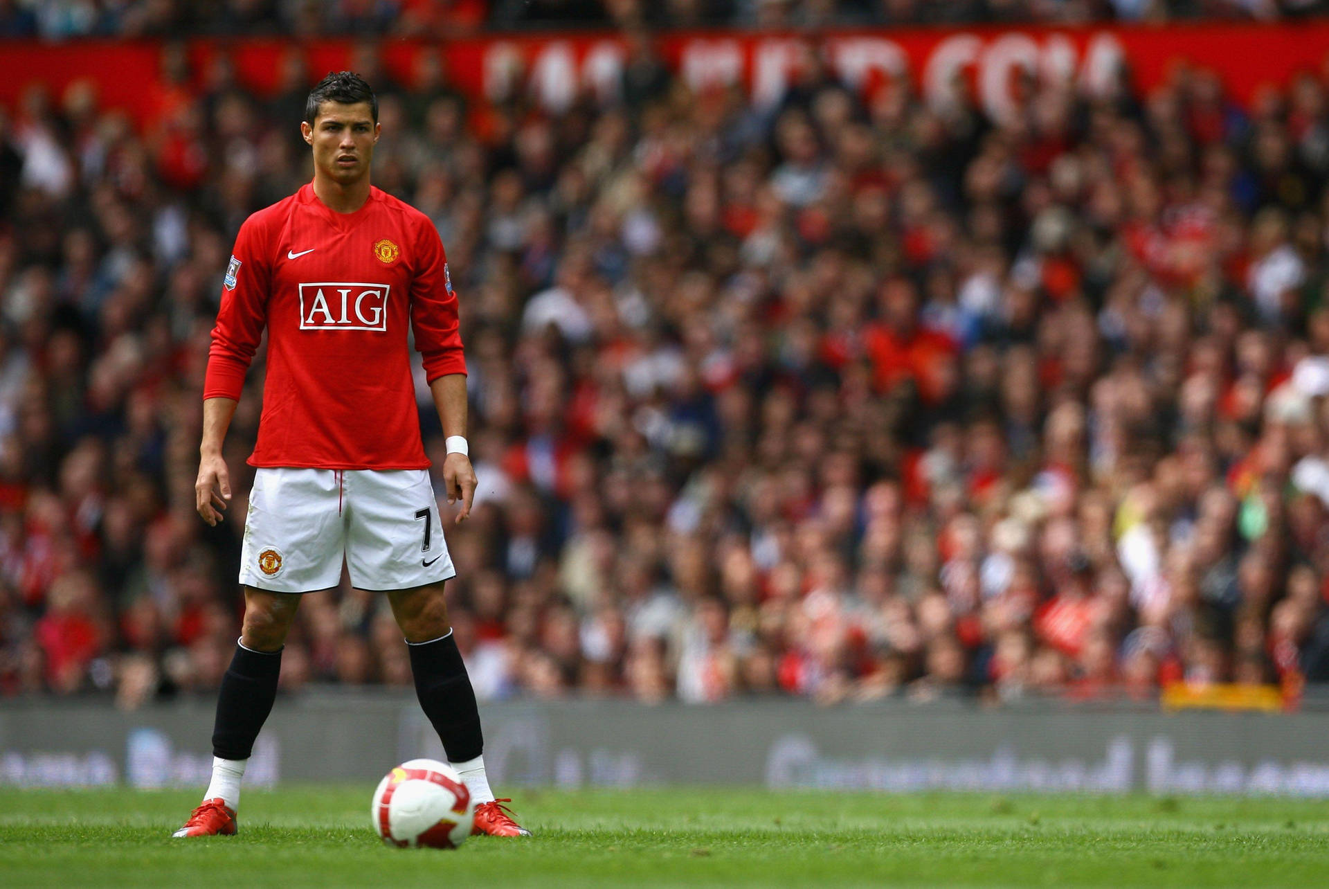 Cristiano Ronaldo Manchester United Free Kick Wallpaper