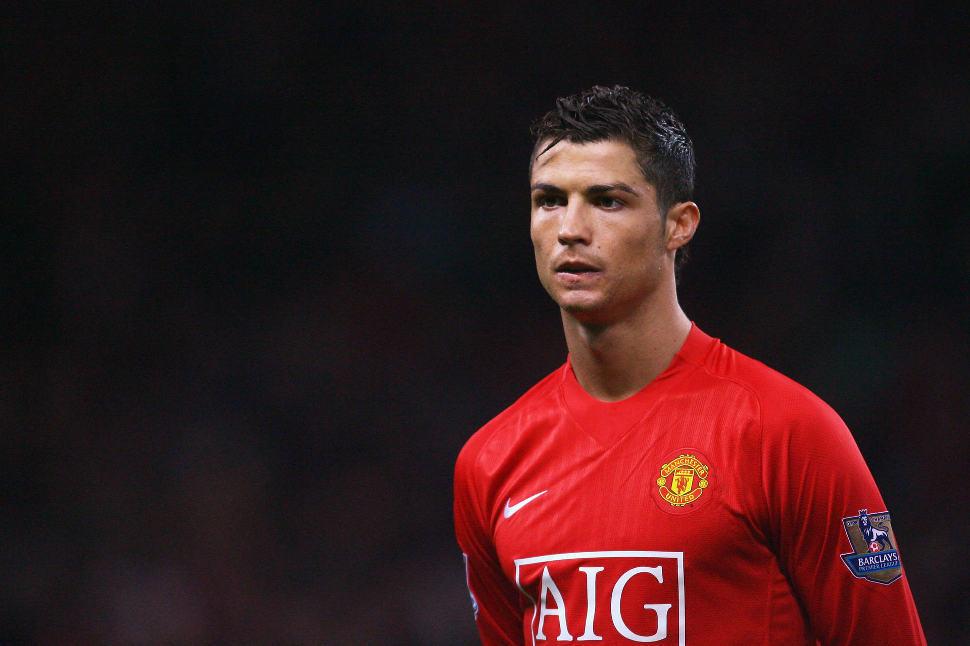 Cristiano Ronaldo Manchester United Striker Wallpaper