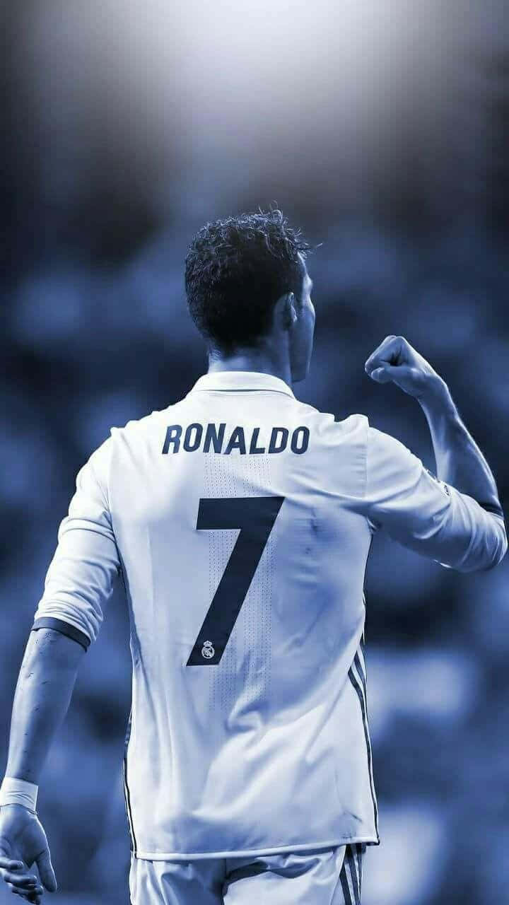 Cristiano Ronaldo Number7 Celebration Wallpaper