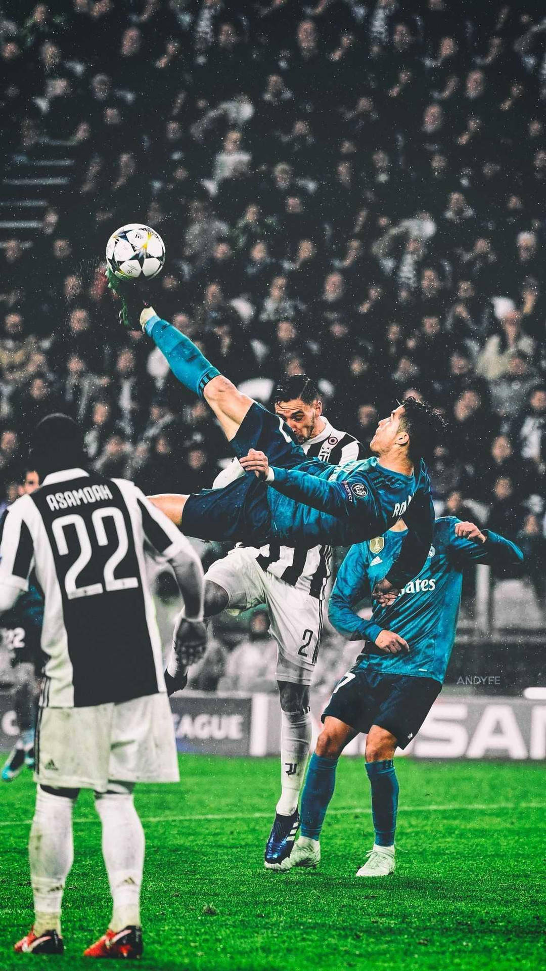 Cristiano Ronaldo Portugal Kicking Ball Wallpaper
