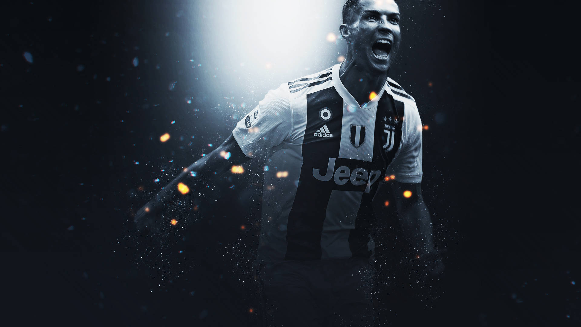 Cristiano Ronaldo Portugal Many Effects Wallpaper