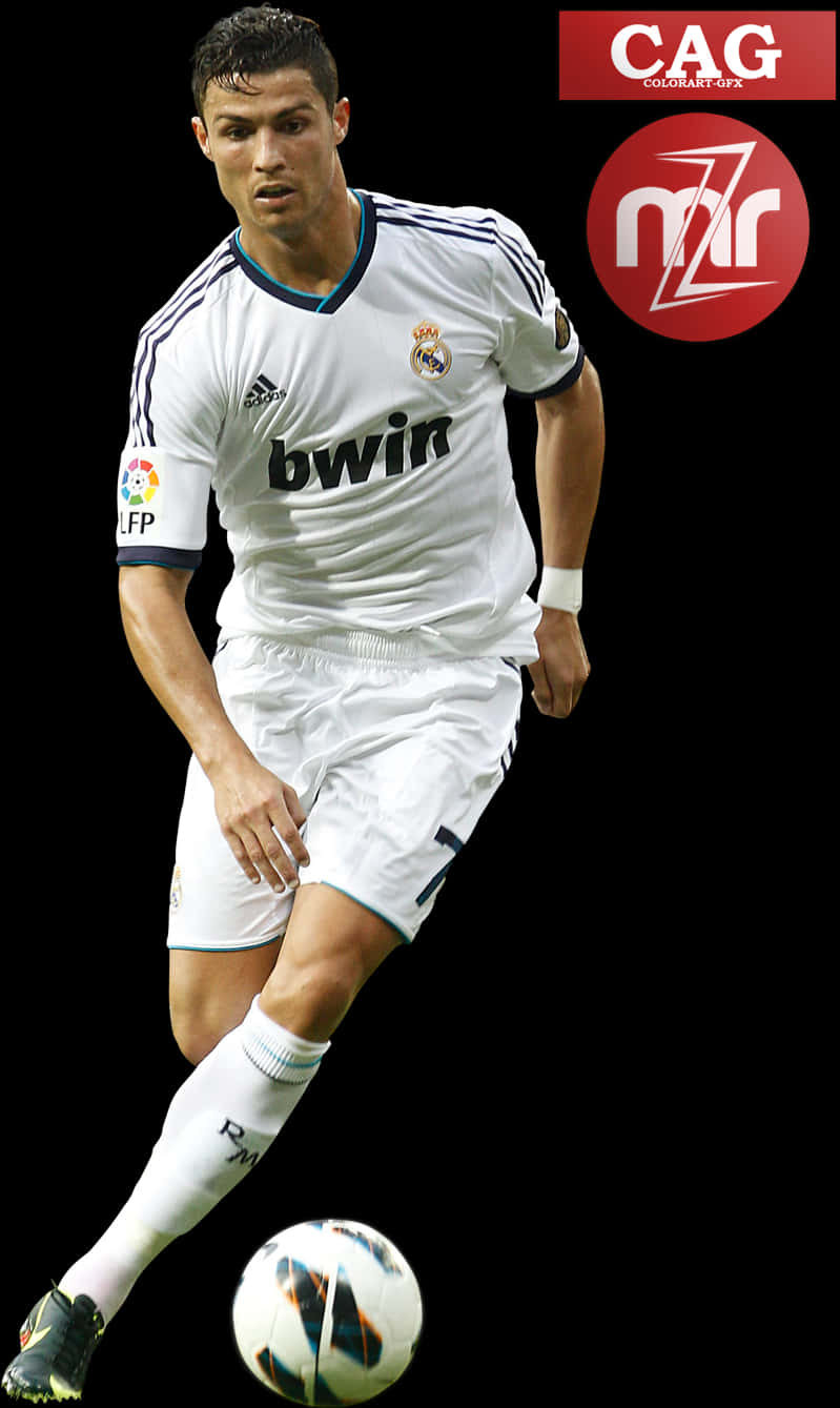 Cristiano Ronaldo Real Madrid Action PNG