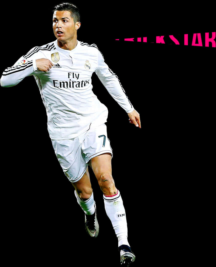 Cristiano Ronaldo Real Madrid Action PNG